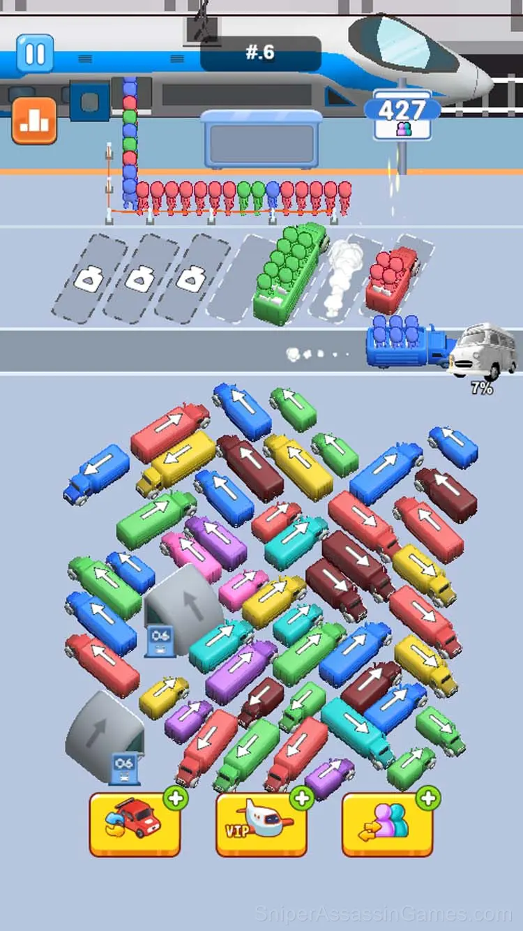 Bus Jam - Bus Parking gameplay screenshot 1