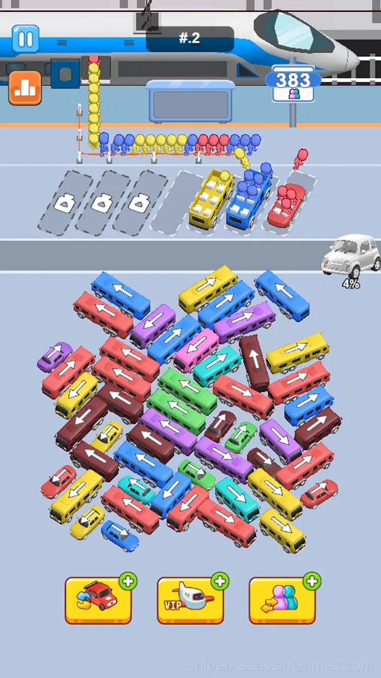 Bus Jam - Bus Parking gameplay screenshot 2