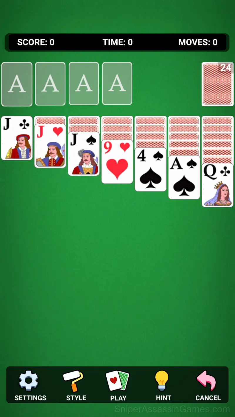 Solitaire Klondike - Classic Cards gameplay screenshot 1