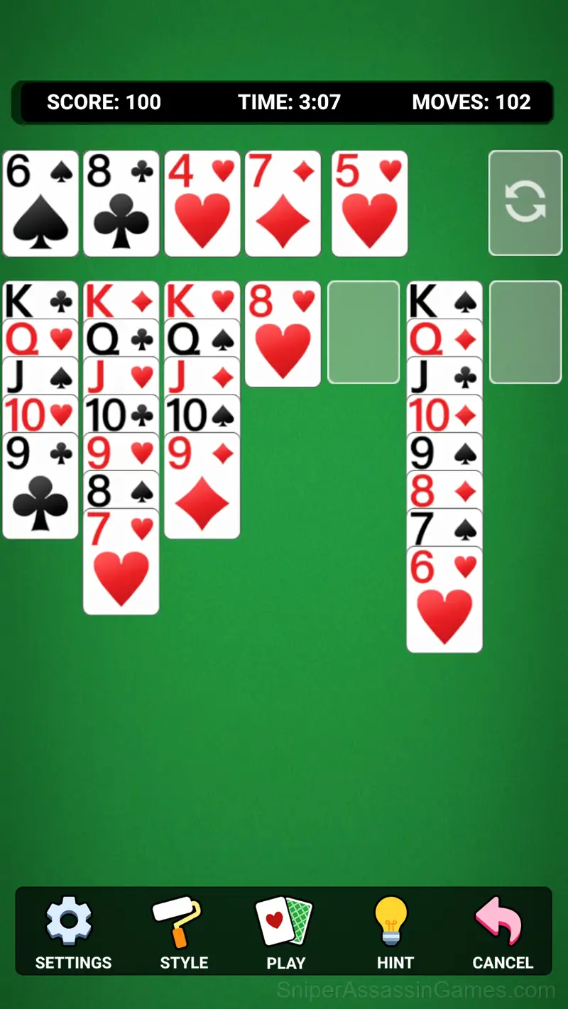 Solitaire Klondike - Classic Cards gameplay screenshot 3