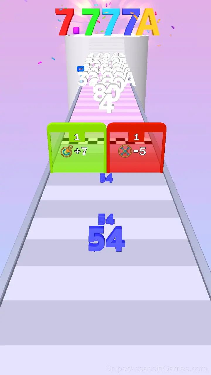 Run Number Merge gameplay screenshot 2