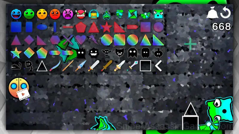 Geometry MOD 4: Slime Dash gameplay screenshot 1