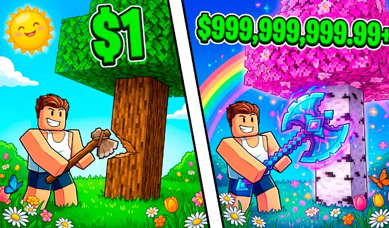 Play Robby: Become a Lumberjack!