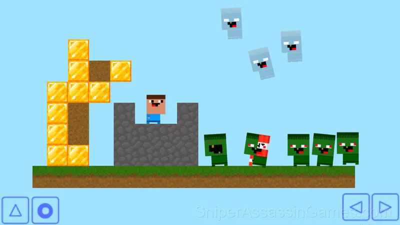 Nubiks build a defense vs zombies gameplay screenshot 2
