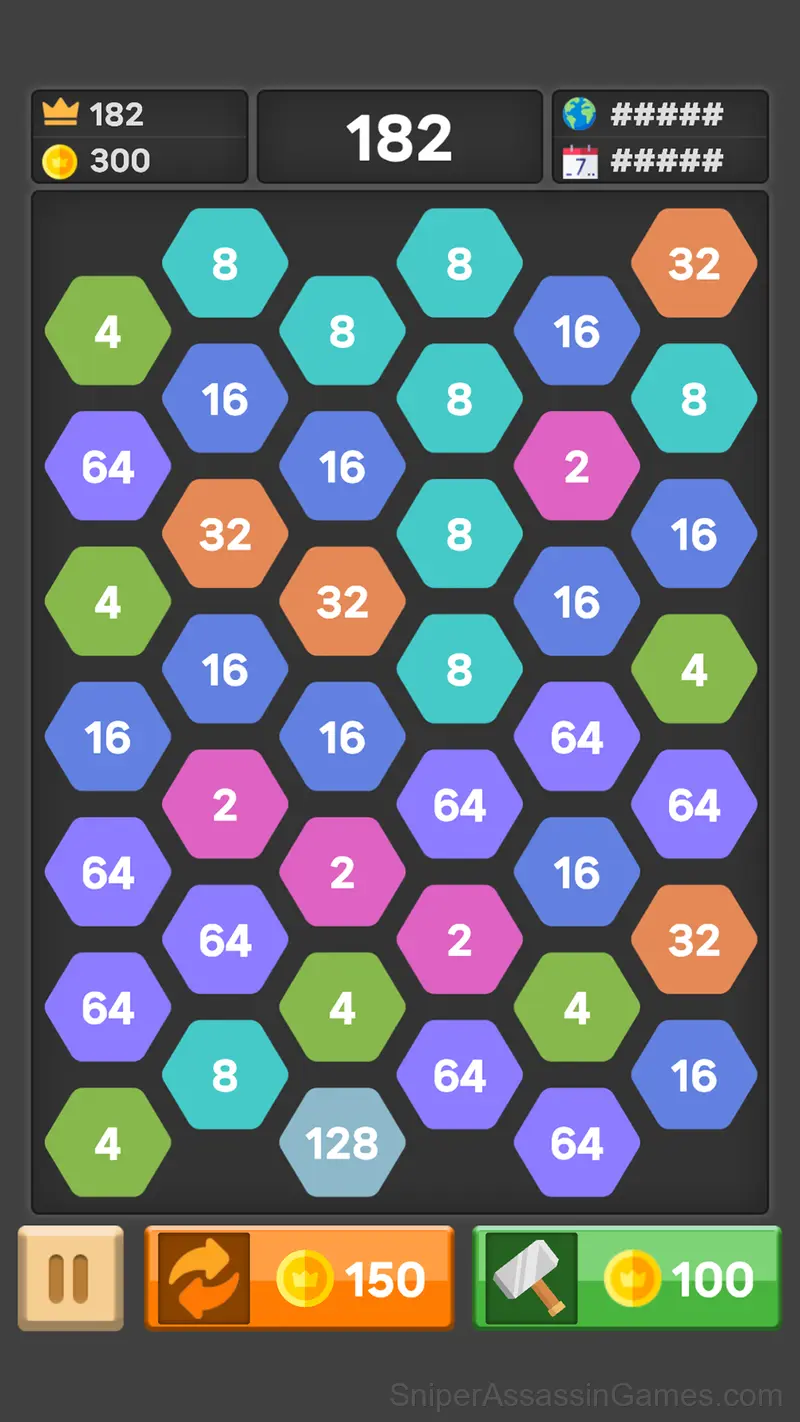 2248 Hexa Merge gameplay screenshot 2