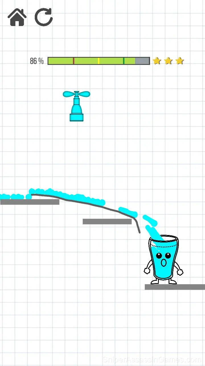 Fill The Glass gameplay screenshot 1