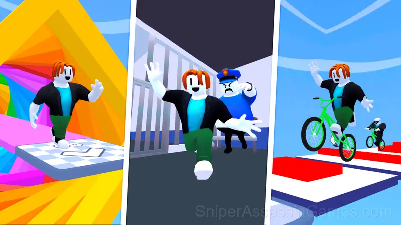 Obby World: Parkour Runner gameplay screenshot 1