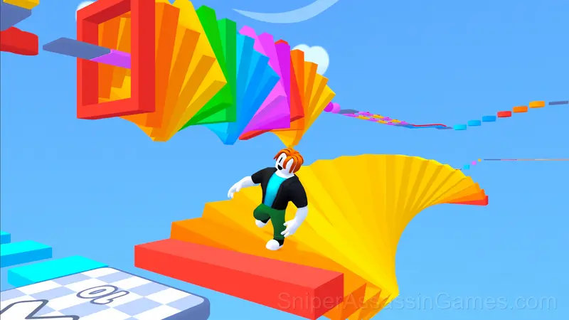 Obby World: Parkour Runner gameplay screenshot 2