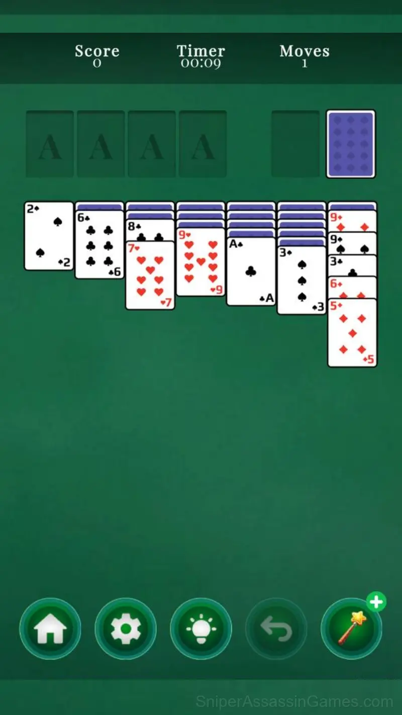 Solitaire Klondike: Eternal Russian Classic gameplay screenshot 2