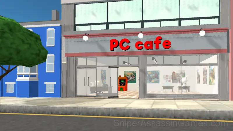 PC Cafe 3D Simulator gameplay screenshot 1