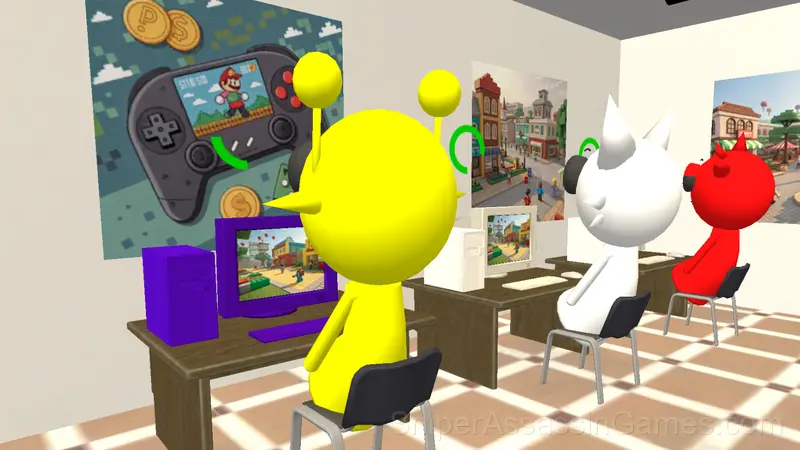PC Cafe 3D Simulator gameplay screenshot 2