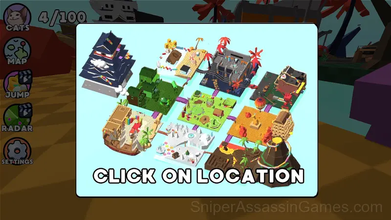 Obby: Find 100 cats gameplay screenshot 4