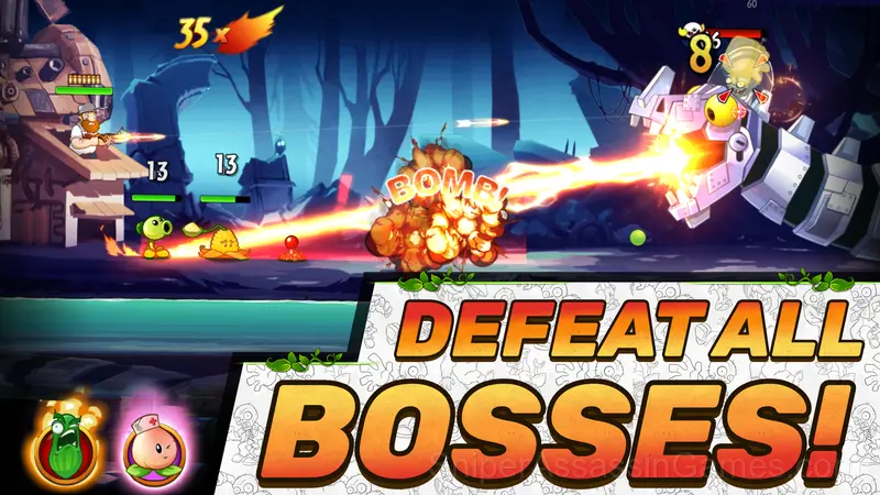 Zombies vs Plants: Home Defense gameplay screenshot 2