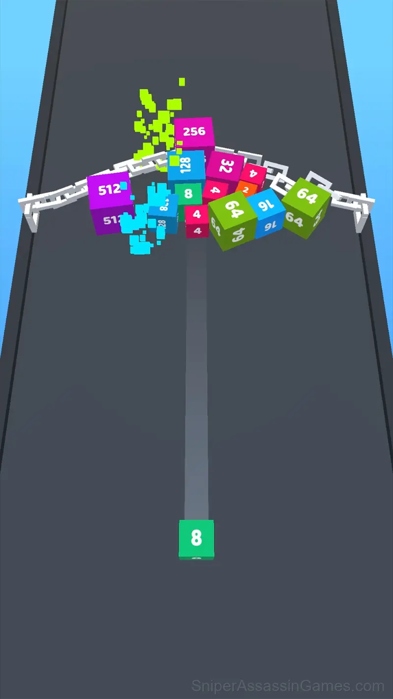 Physics Cubes 1024 3D gameplay screenshot 1