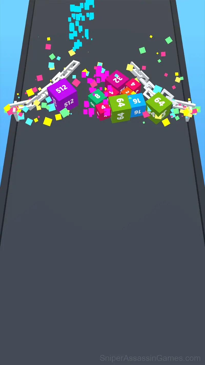 Physics Cubes 1024 3D gameplay screenshot 2