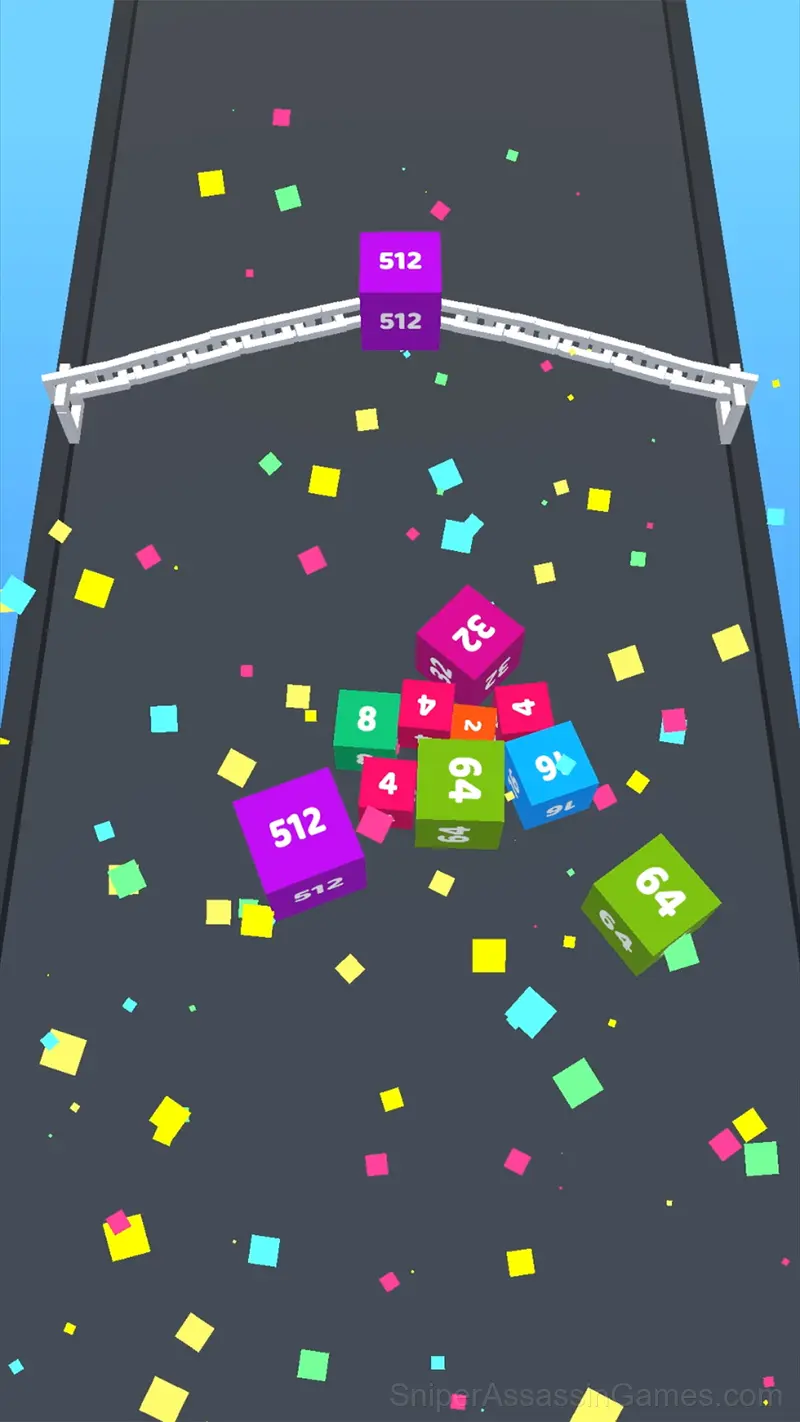 Physics Cubes 1024 3D gameplay screenshot 4
