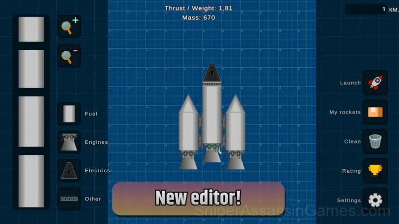 Space Rocket Simulator gameplay screenshot 1
