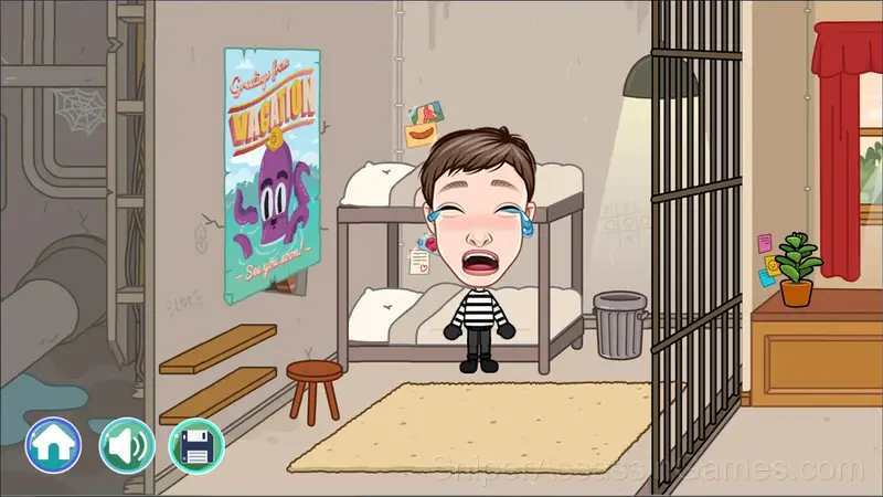Schoolboy escape from prison gameplay screenshot 1