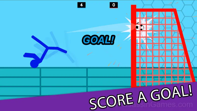 Ragdoll Football 2 players gameplay screenshot 1