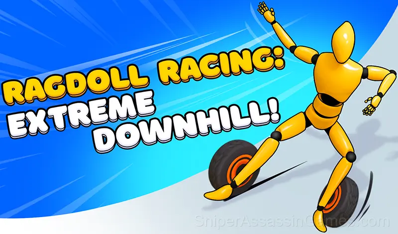 Play Ragdoll Racing: Extreme Downhill!