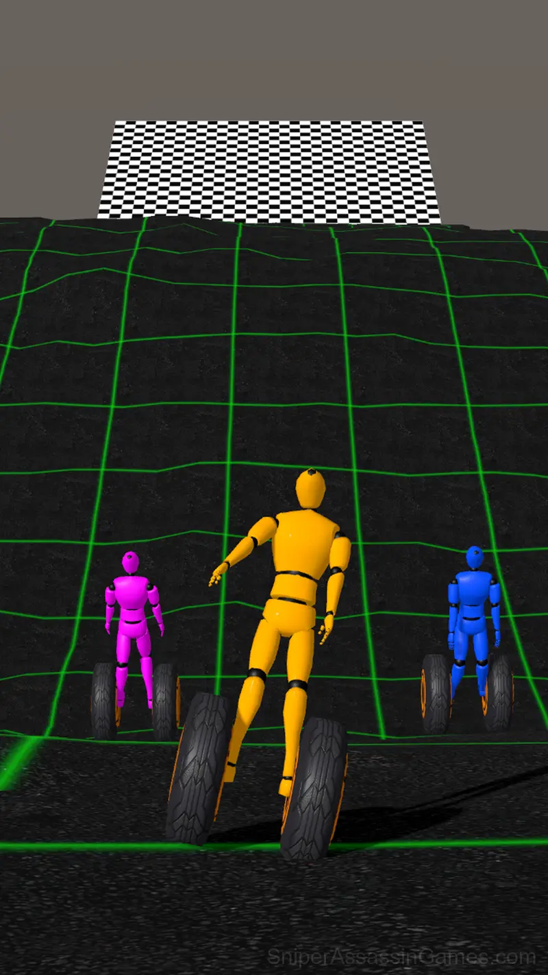Ragdoll Racing: Extreme Downhill! gameplay screenshot 2