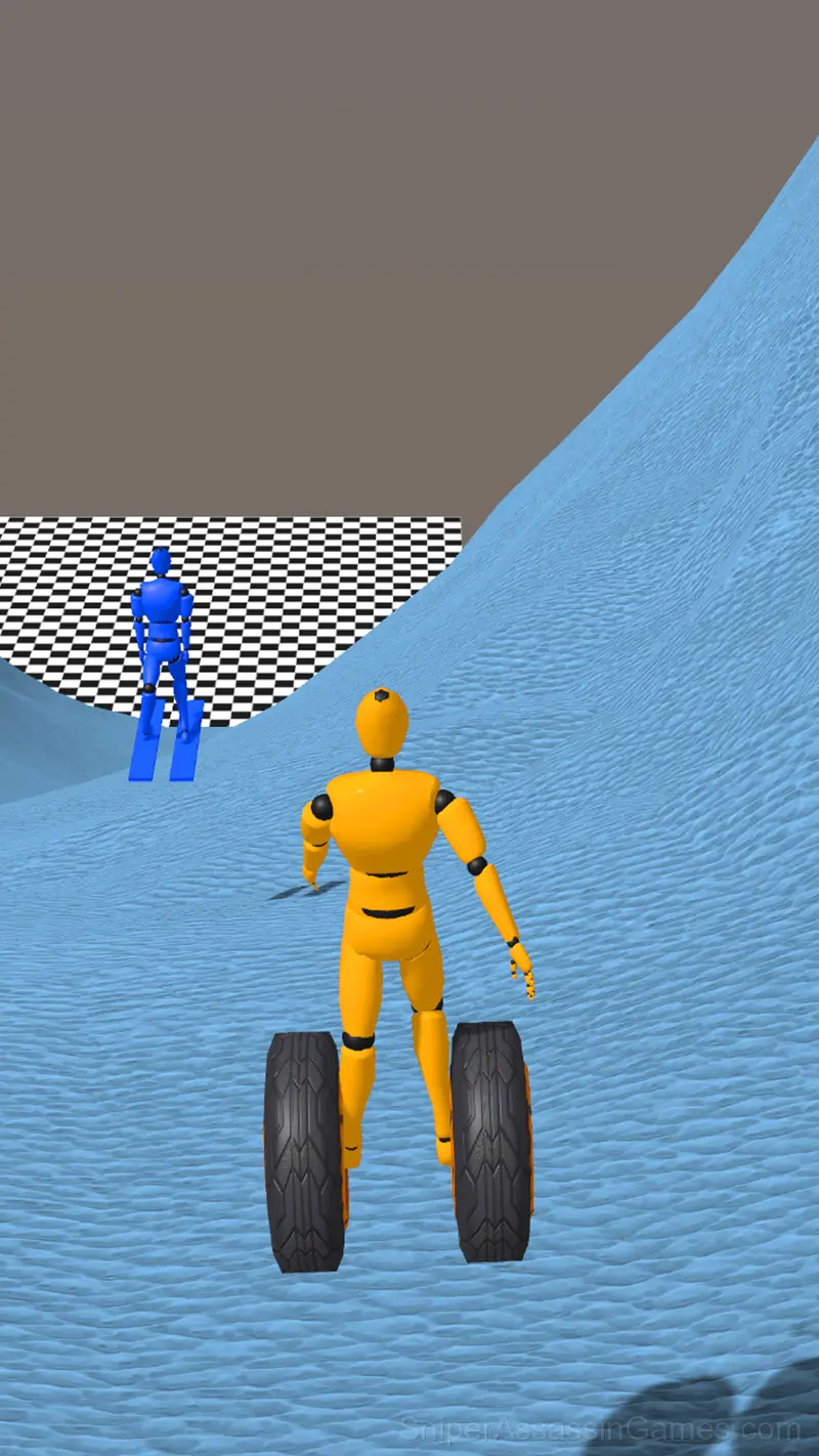 Ragdoll Racing: Extreme Downhill! gameplay screenshot 4