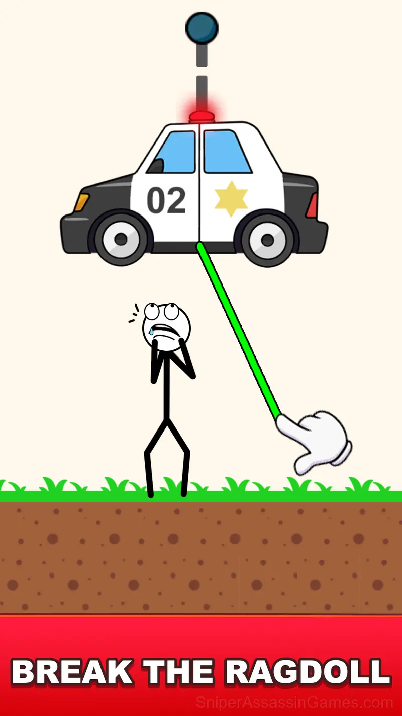 Ragdoll Crash-Test: Throw and Break! gameplay screenshot 1
