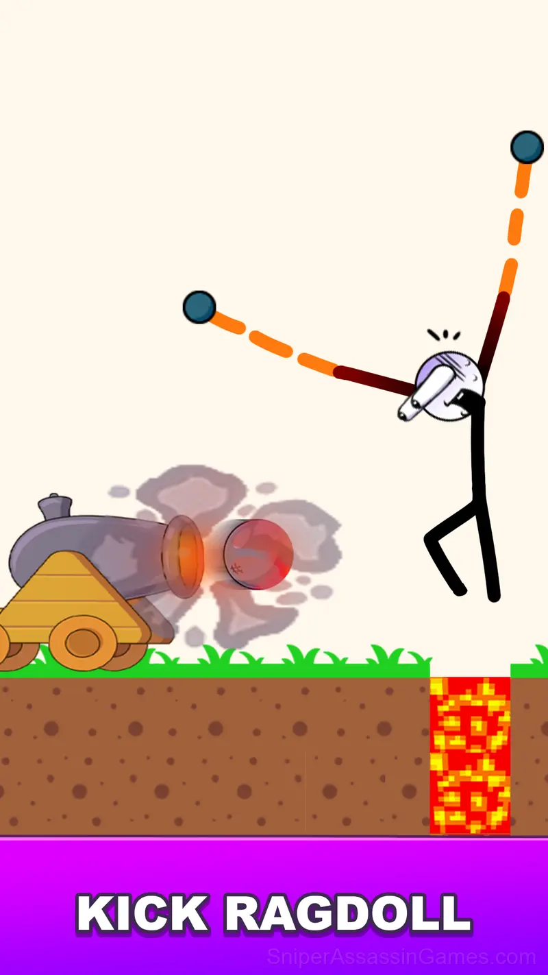 Ragdoll Crash-Test: Throw and Break! gameplay screenshot 6