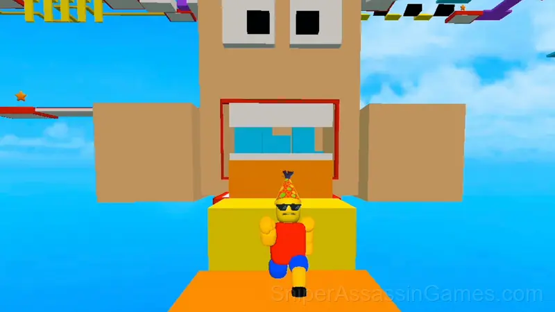 Obby Tower Parkour Climb gameplay screenshot 1