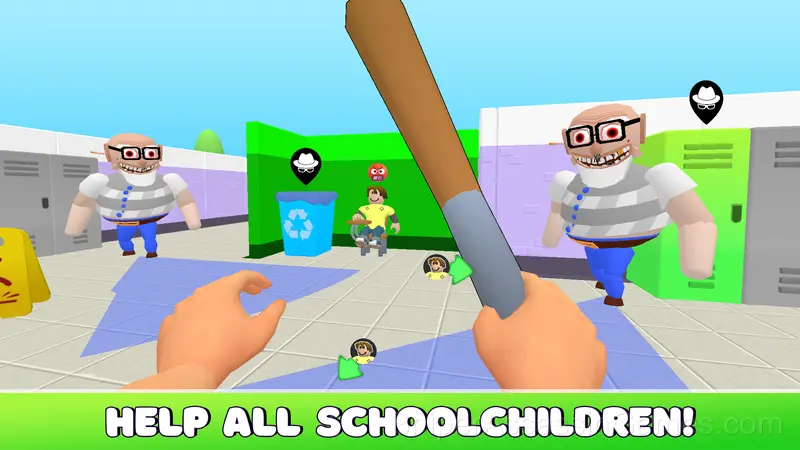 Schoolboy Escape! Hide & Seek in School gameplay screenshot 2