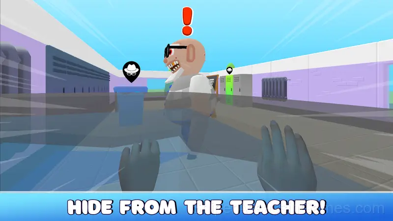 Schoolboy Escape! Hide & Seek in School gameplay screenshot 3