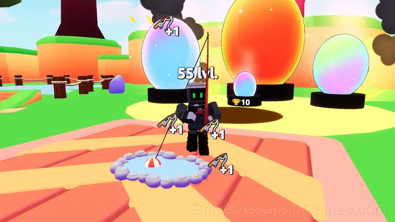 Robbie: Super Fishing gameplay screenshot 2