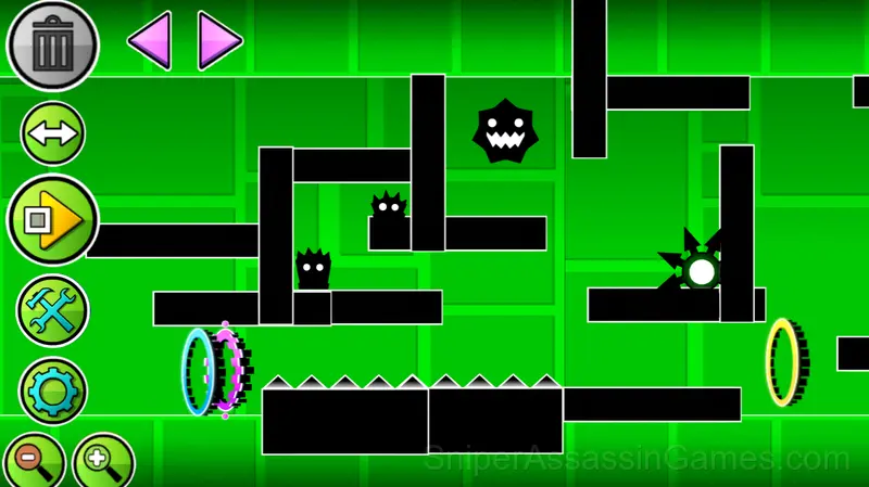 Geometry Dash: Ship Editor gameplay screenshot 1