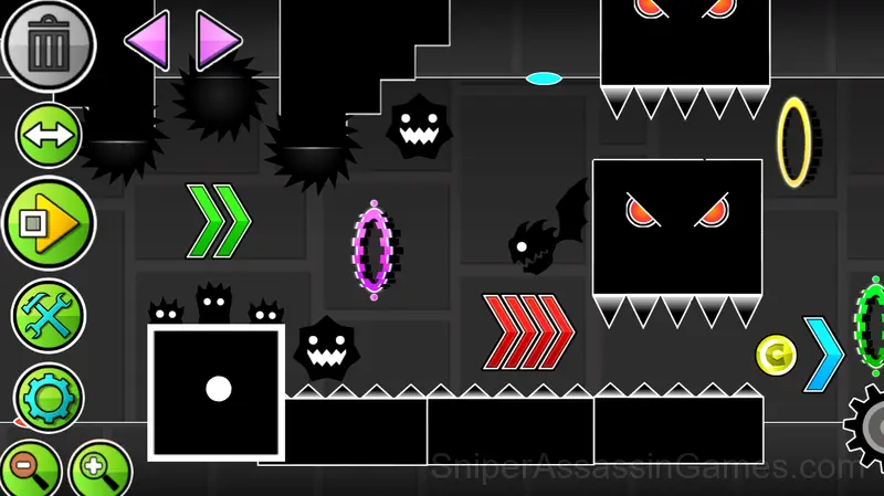 Geometry Dash: Ship Editor gameplay screenshot 3