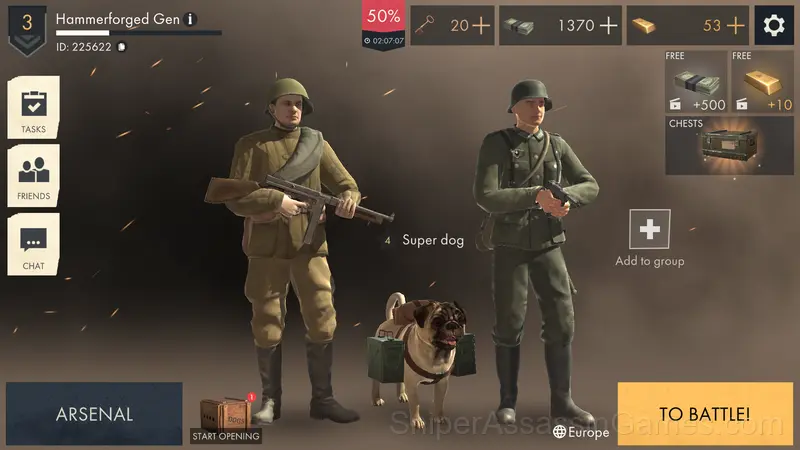 Warfare 1942 gameplay screenshot 1