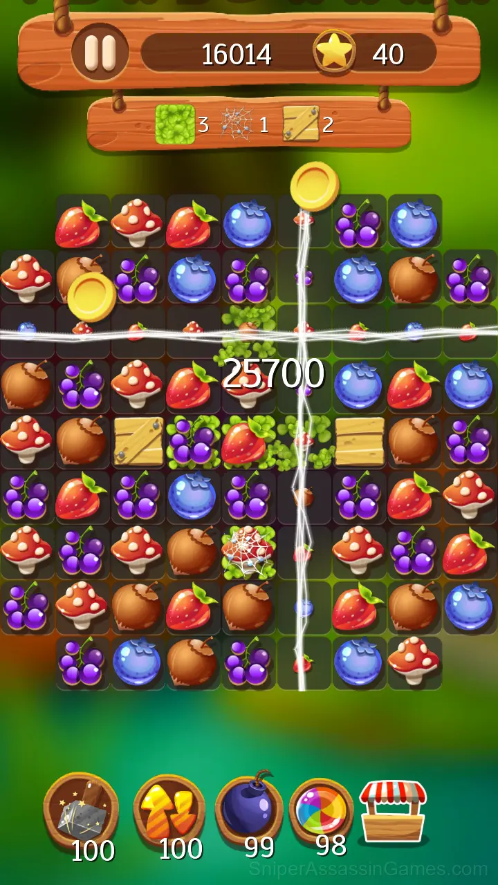 Mystery Forest Match 3 gameplay screenshot 3