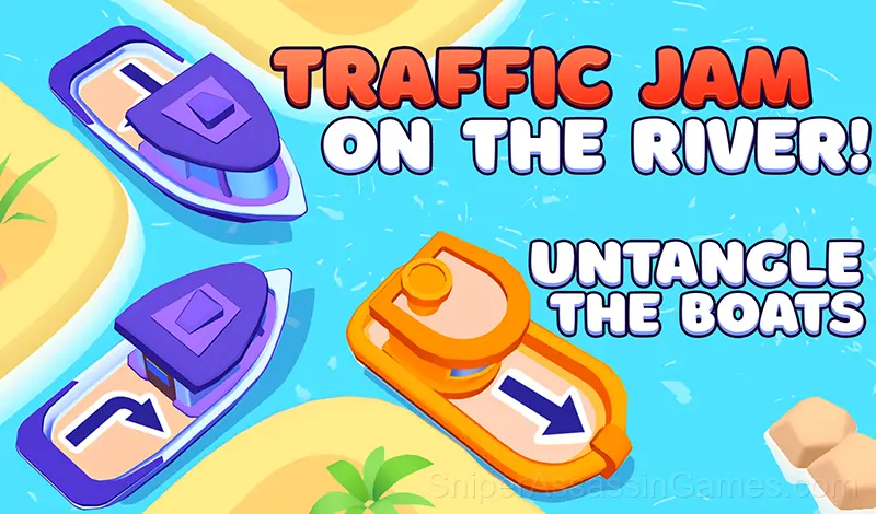 Play Traffic jam on the River! Untangle the Boats