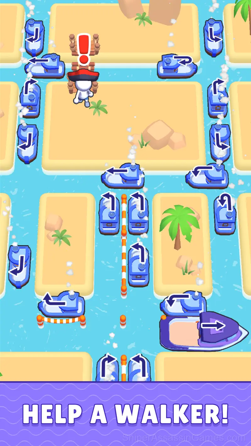 Traffic jam on the River! Untangle the Boats gameplay screenshot 3