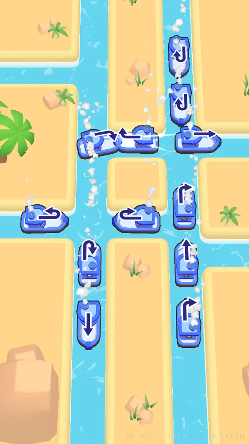 Traffic jam on the River! Untangle the Boats gameplay screenshot 5