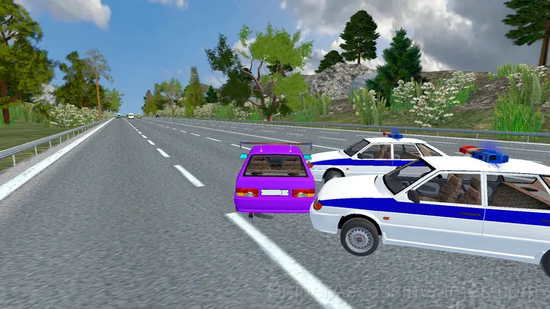 Chasing traffic gameplay screenshot 1