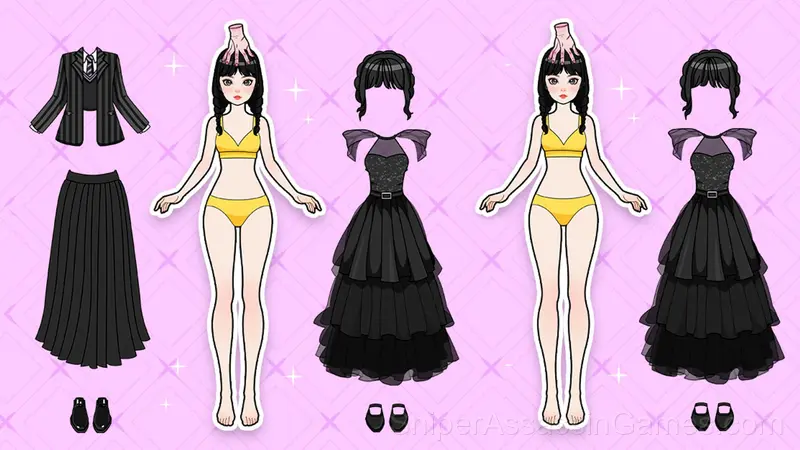 Paper Doll Diary: Dress Up DIY gameplay screenshot 1