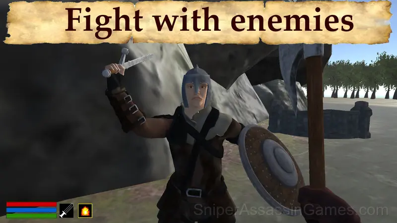 RPG Mini Skyrim gameplay screenshot 1