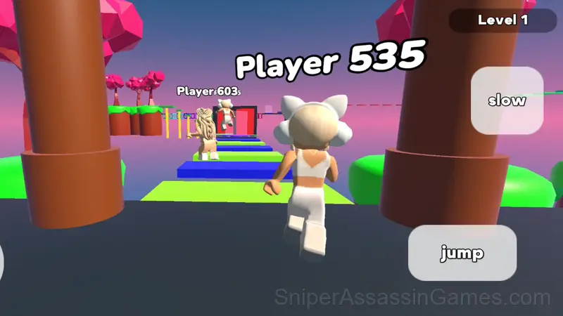 Obby online gameplay screenshot 1