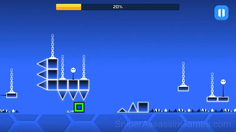 Geometry Dash Levels gameplay screenshot 1