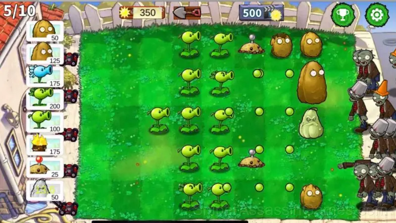 Greens vs. Monsters gameplay screenshot 1