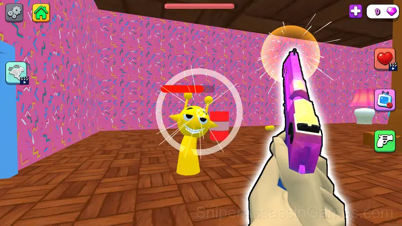 Sprunki Shooter 3D gameplay screenshot 1