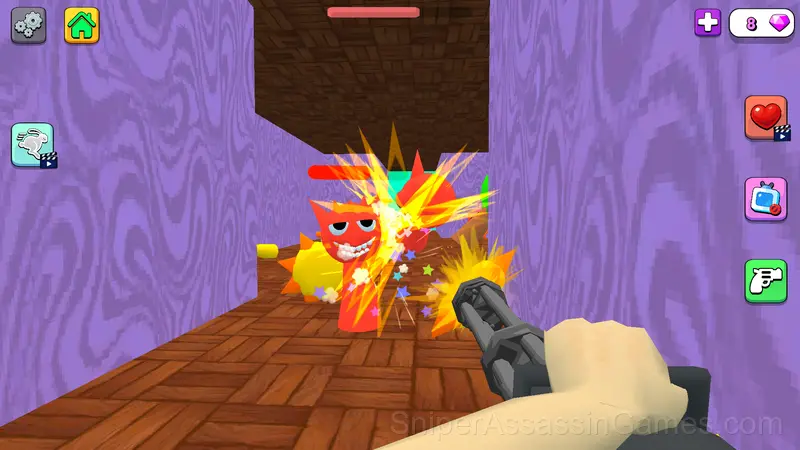 Sprunki Shooter 3D gameplay screenshot 4