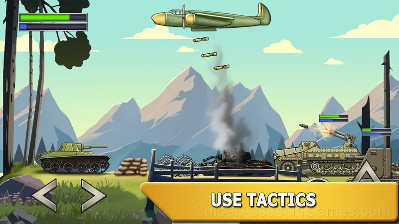 Tank Fury: Boss Battle 2D gameplay screenshot 2