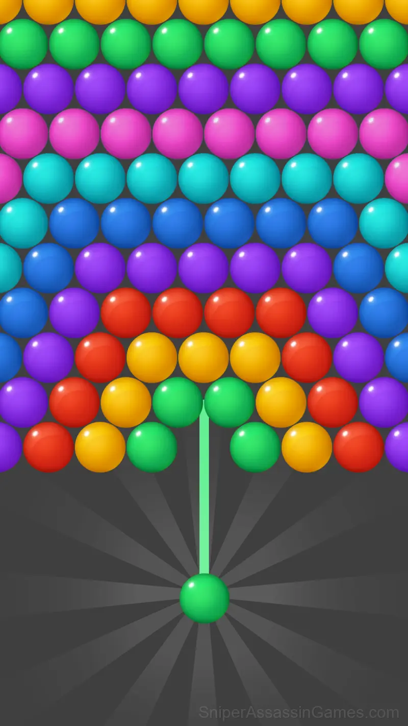 Bubble Shooter Invasion gameplay screenshot 1