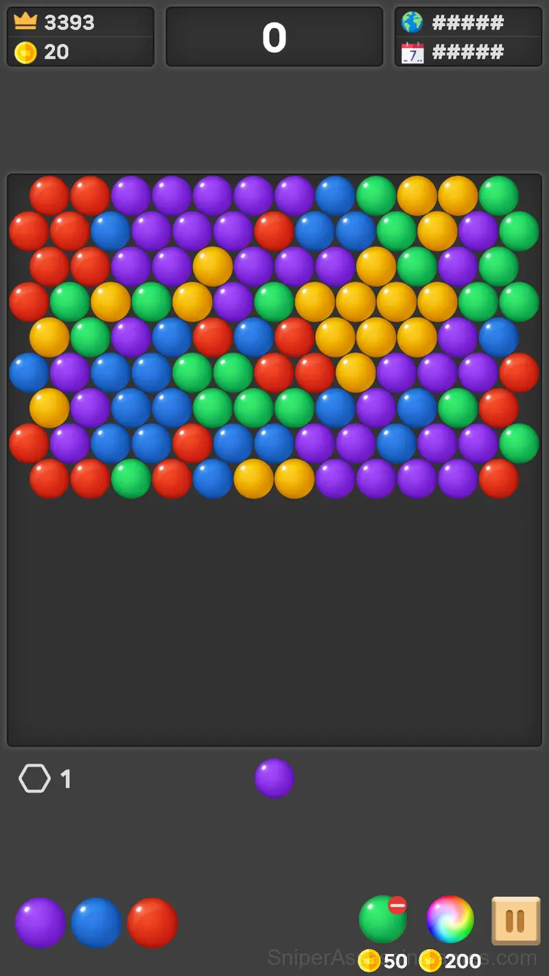 Bubble Shooter Invasion gameplay screenshot 2